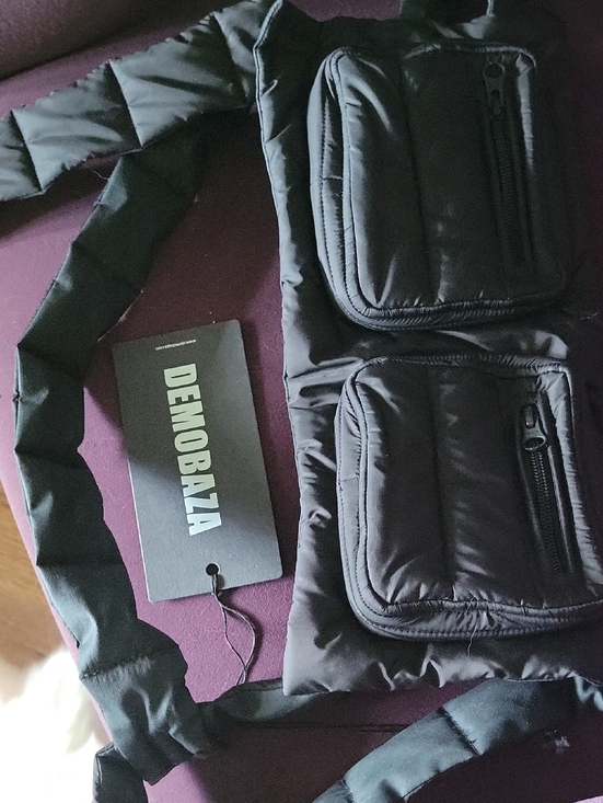 Demobaza Other - Demobaza Black Puffer Crossbody Bag